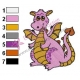 Funny Baby Dragon Embroidery Design